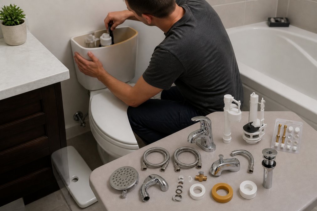 Calculate Labor Savings on Bathroom Repairs