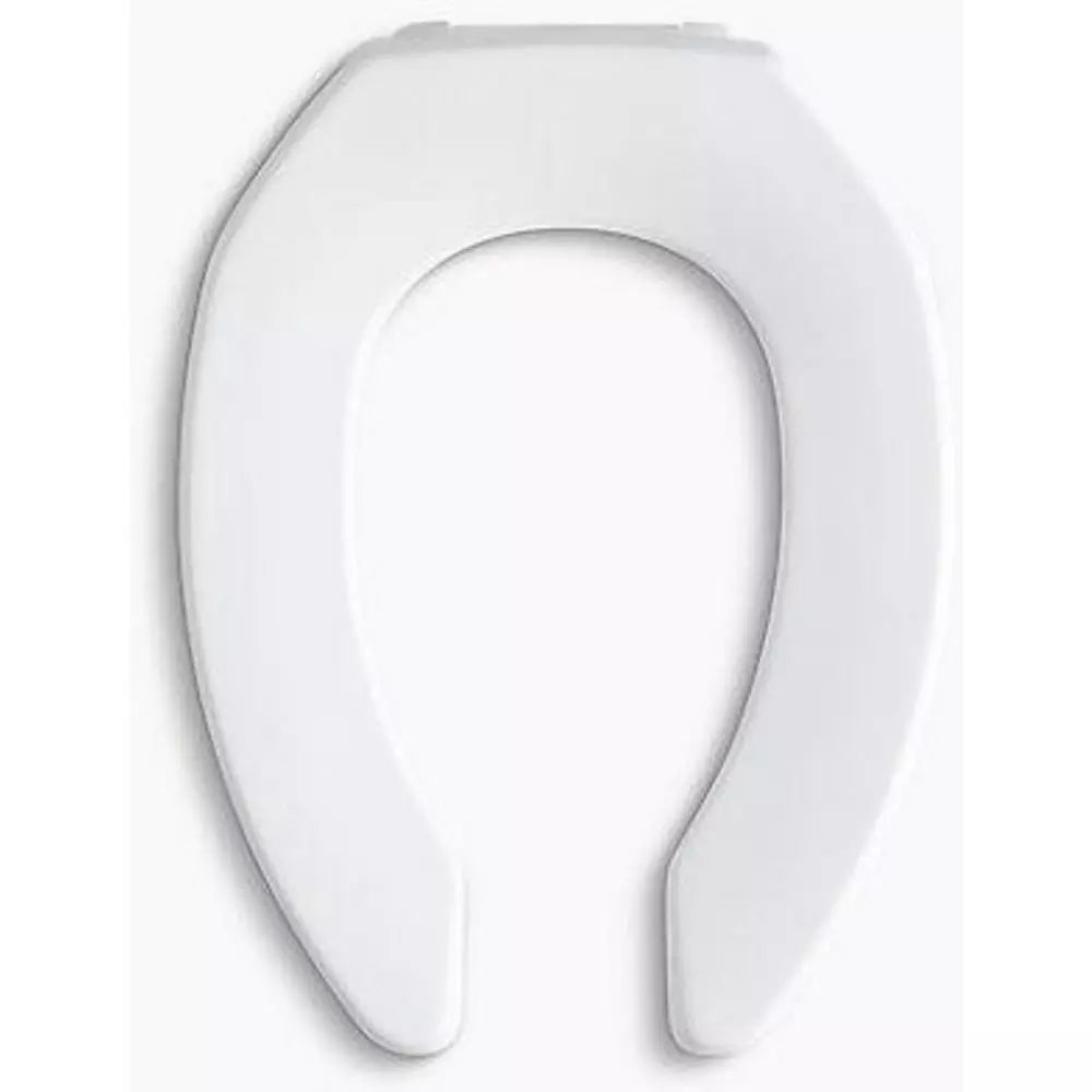 Toilet Seat - KOHLER CO - Elongated Open Front Toilet Seat in White