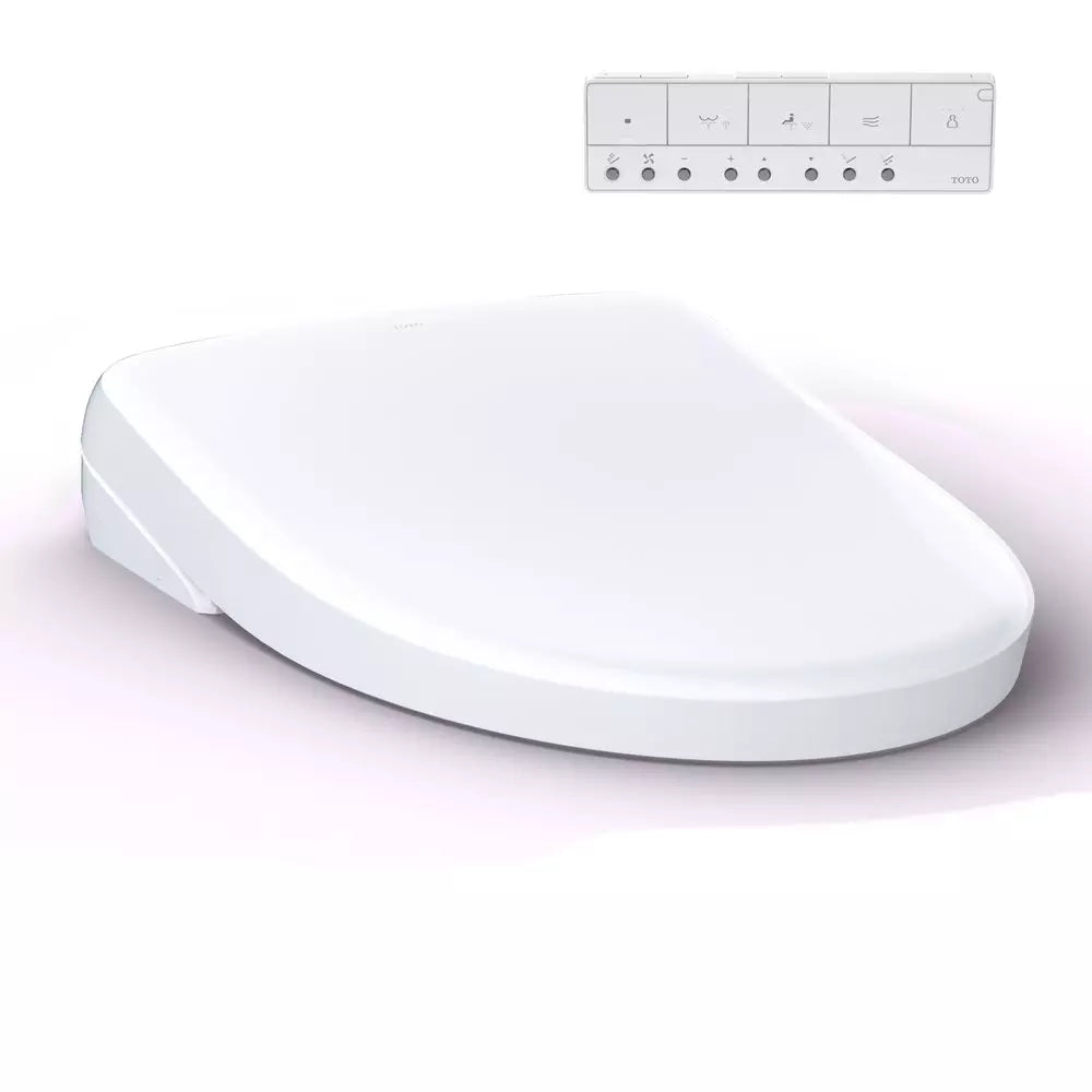 TOTO Washlet Elongated Closed Front Bidet Seat in Contemporary Cotton