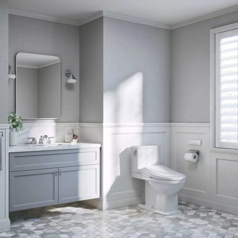 TOTO Washlet Elongated Bidet Seat in Cotton White