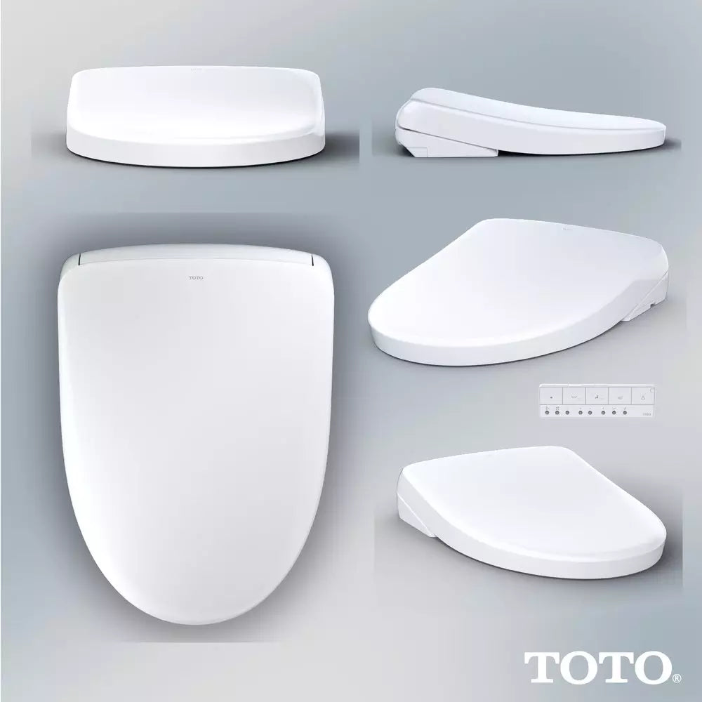 TOTO Washlet Elongated Closed Front Bidet Seat in Cotton