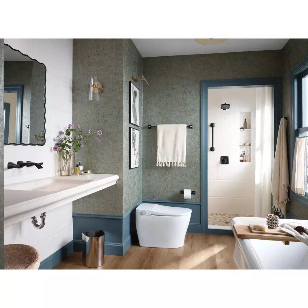 Safety Accessory - MOEN INC - 1-1/4 in. x 12 in. Grab Bar in Marble Design