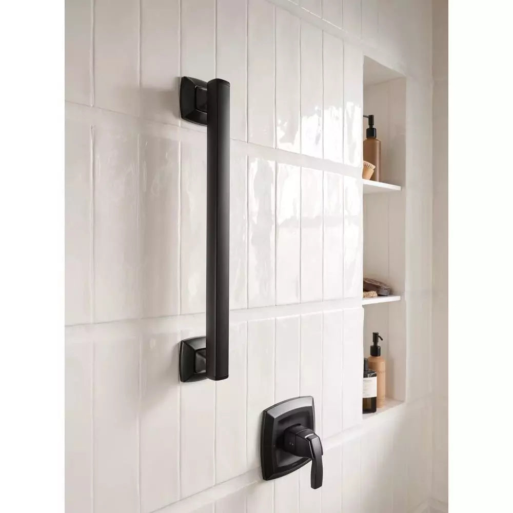 Safety Accessory - MOEN INC - 1-1/4 in. x 12 in. Grab Bar in Marble Design