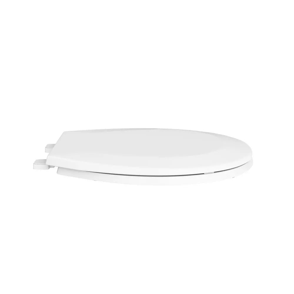Toilet Seat - PROFLO - Round Closed Front Plastic Toilet Seat with Cover in White