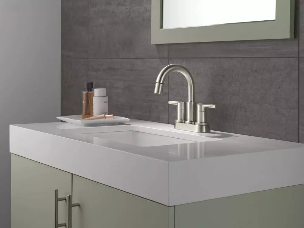 Bathroom Faucet - DELTA FAUCET CO - Two Handle Centerset Bathroom Sink Faucet in Chrome