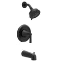 Moen Jase Single Handle Multi Function Bathtub & Shower Faucet in Matte Black (Trim Only)