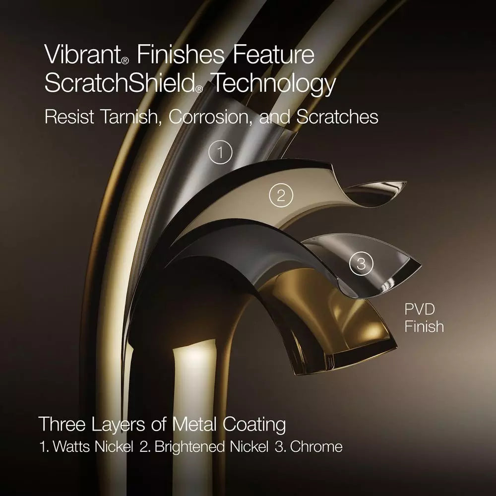 Bathroom Faucet - KOHLER CO - Single Handle Monoblock Bathroom Sink Faucet in Matte Black