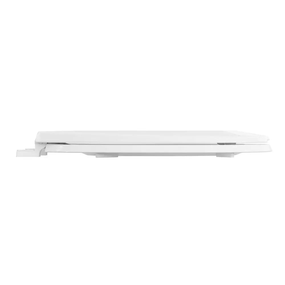Toilet Seat - PROFLO - Round Closed Front Plastic Toilet Seat with Cover in White