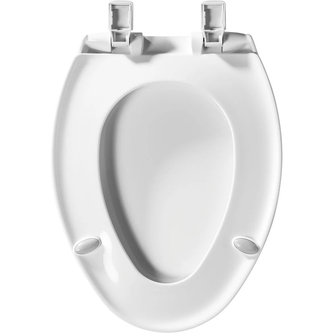 Toilet Seat - BEMIS MFG CO - Elongated Closed Front with Cover Toilet Seat in White