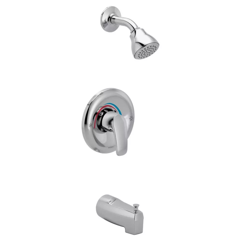 Moen Chateau Single Handle Single Function Bathtub & Shower Faucet in Chrome (Trim Only)