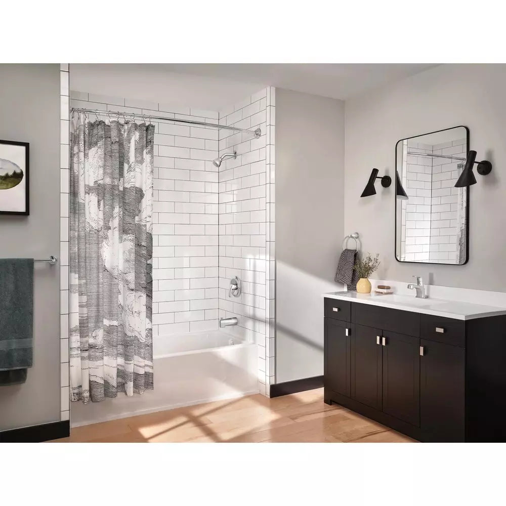 Moen Chateau Single Handle Single Function Bathtub & Shower Faucet in Chrome (Trim Only)