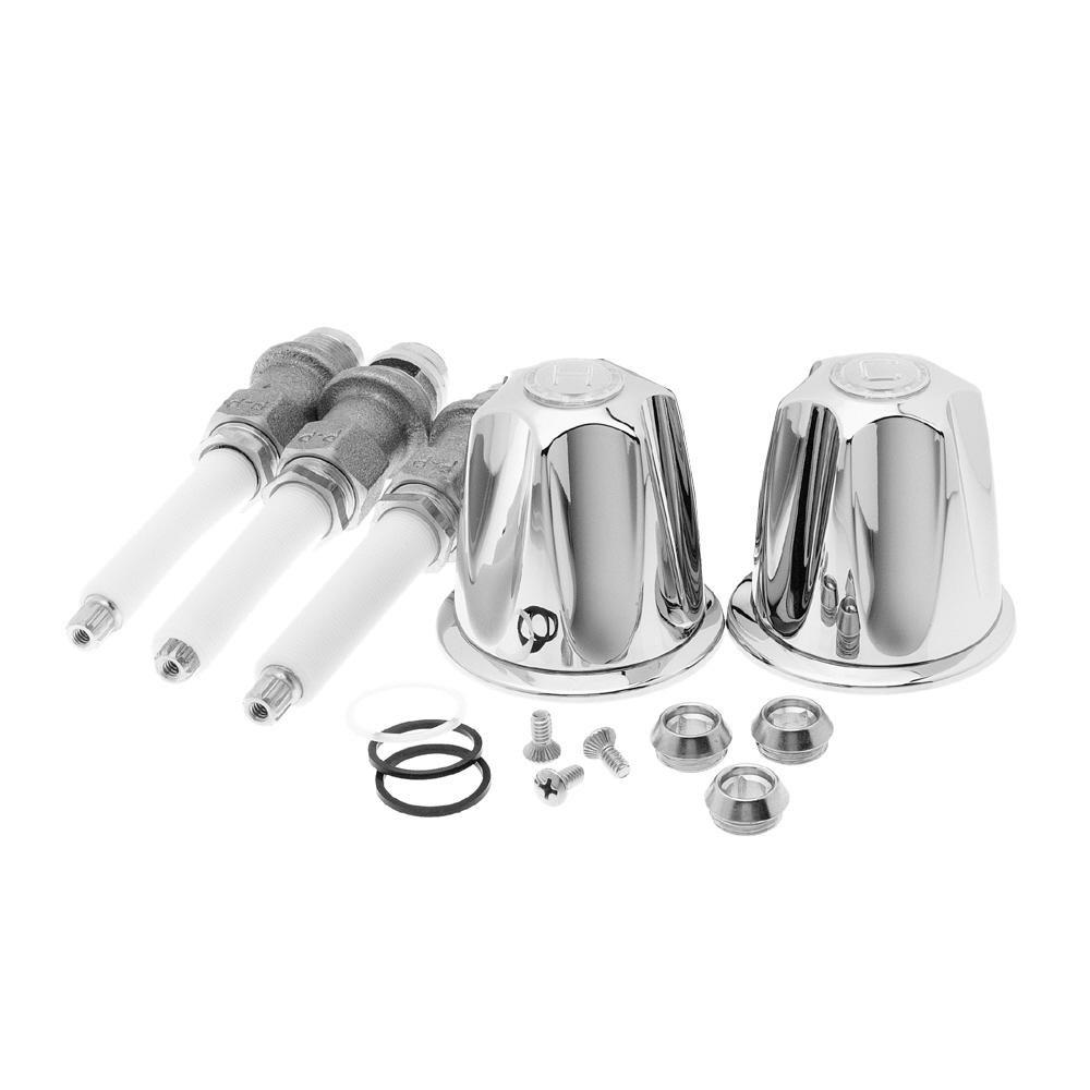 Faucet Repair Part - @LINCOLN PRODUCTS - 910-510 Two Handle Tub and Shower Rebuild Kit Polished Chrome