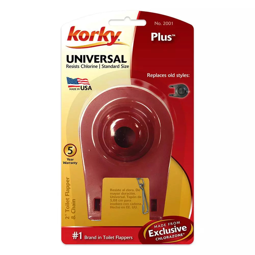 Lavelle Industries Korky Plus 2 in. Flapper in Red