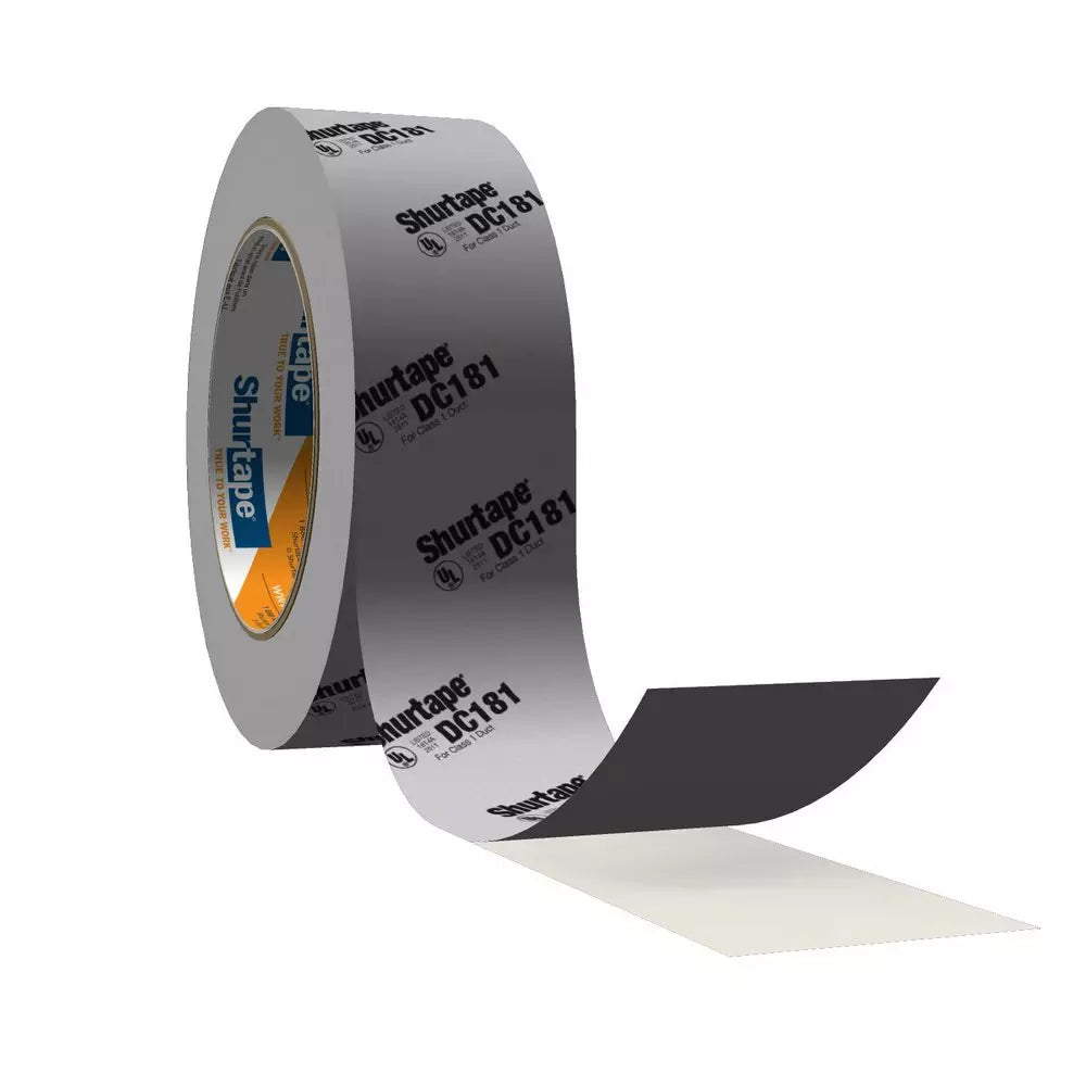 Shurtape DC 181 2 in. x 120 yd. Black UL 181B-FX Listed Printed Film Tape