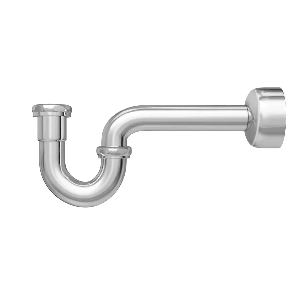 PROFLO 100 Series 1-1/4 in. Brass P-Trap in Polished Chrome