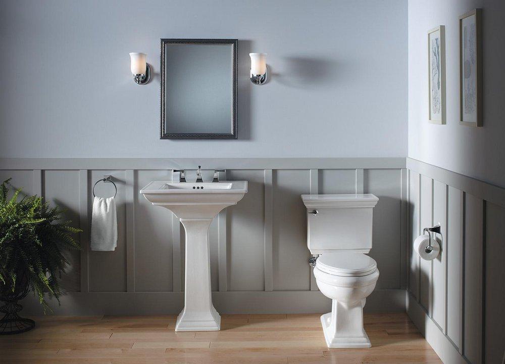 Storage / Cabinet - KOHLER CO - 26 in. Surface Mount and Recessed Mount Medicine Cabinet in Silver