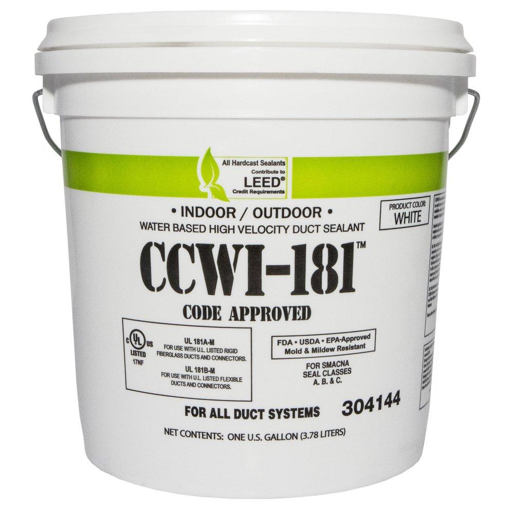 Sealant / Adhesive - HARDCAST INC - 1 gal. Indoor/Outdoor Duct Sealant in White
