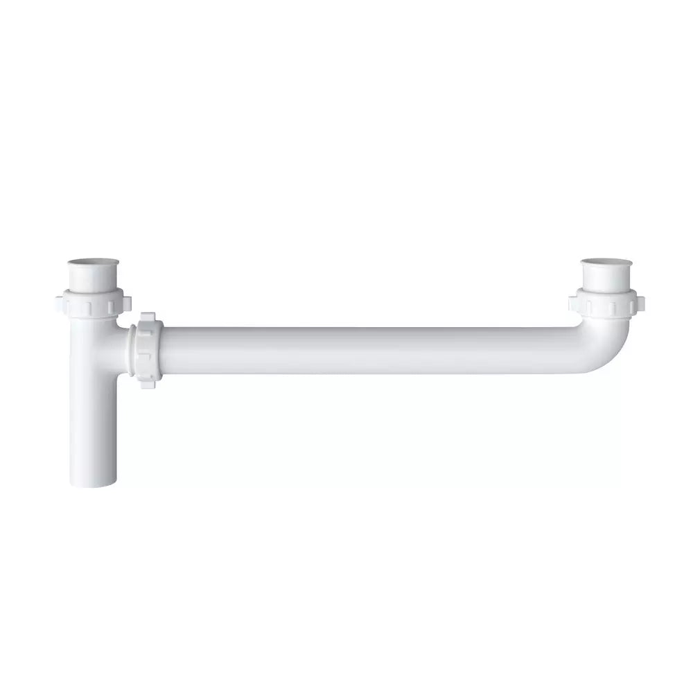 PROFLO 100 Series 1-1/2 x 16 in. Plastic Direct Connect End Outlet Waste with Baffle