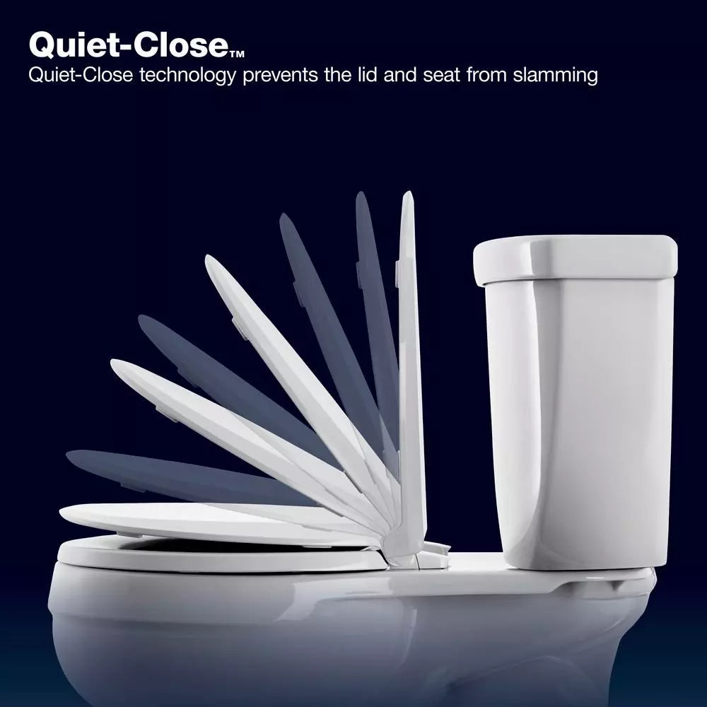 Toilet Seat - KOHLER CO - Elongated Quiet Close Toilet Seat in White