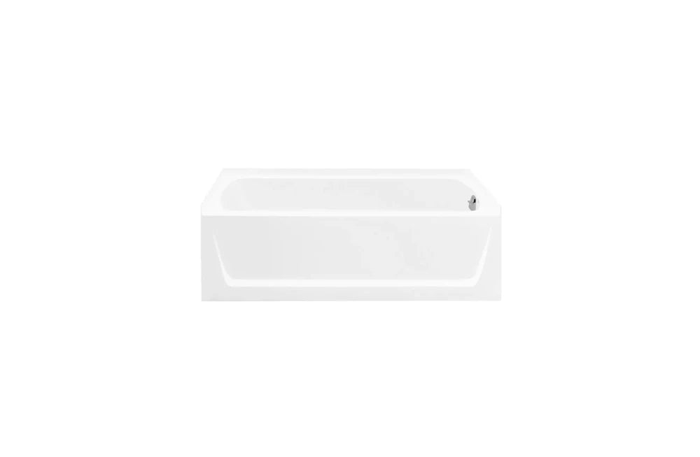 Sterling Ensemble 60 x 32 in. Soaker Alcove Bathtub with Right Drain in White
