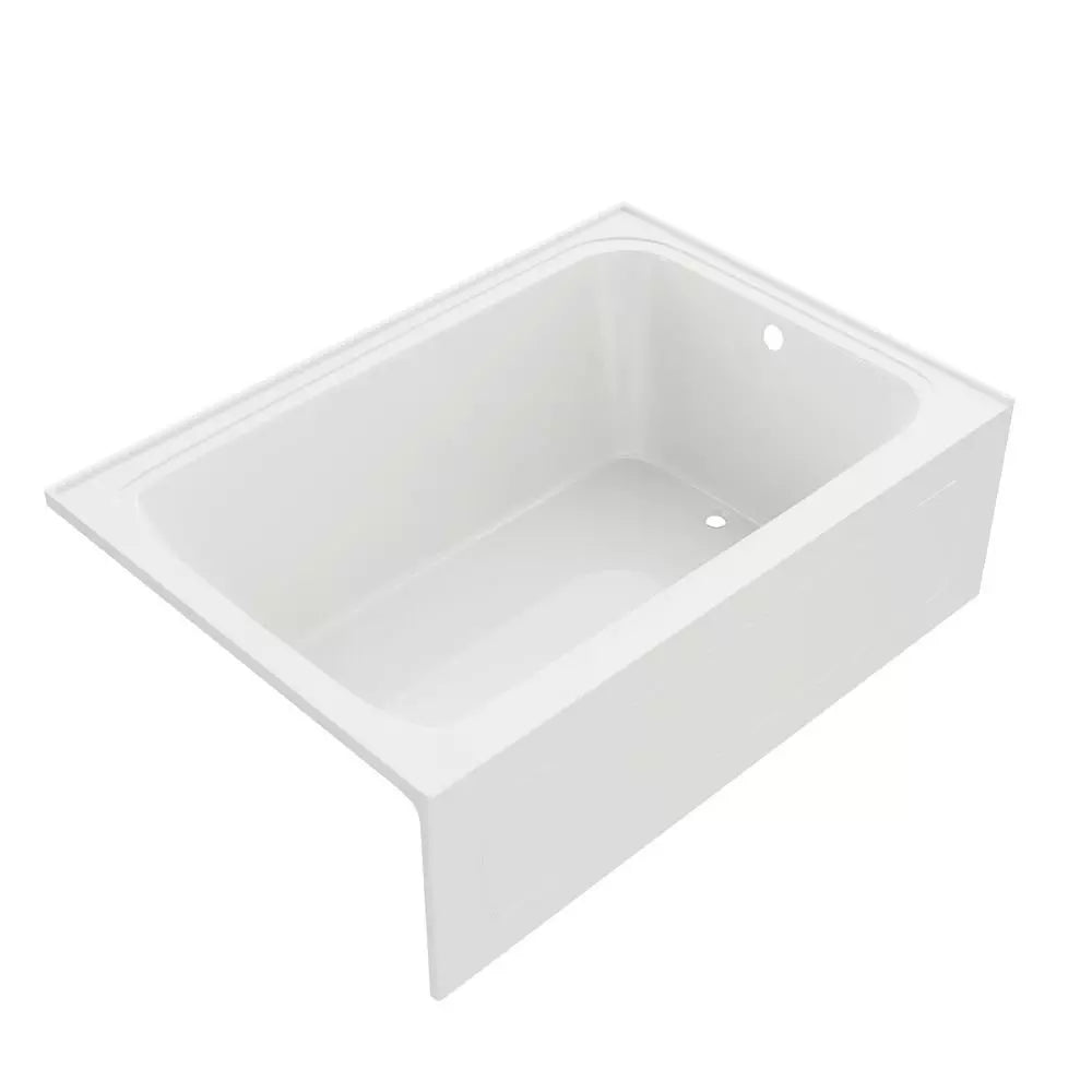 PROFLO Plus Series 60 in. x 42 in. Soaker Alcove Bathtub with Right Drain in White