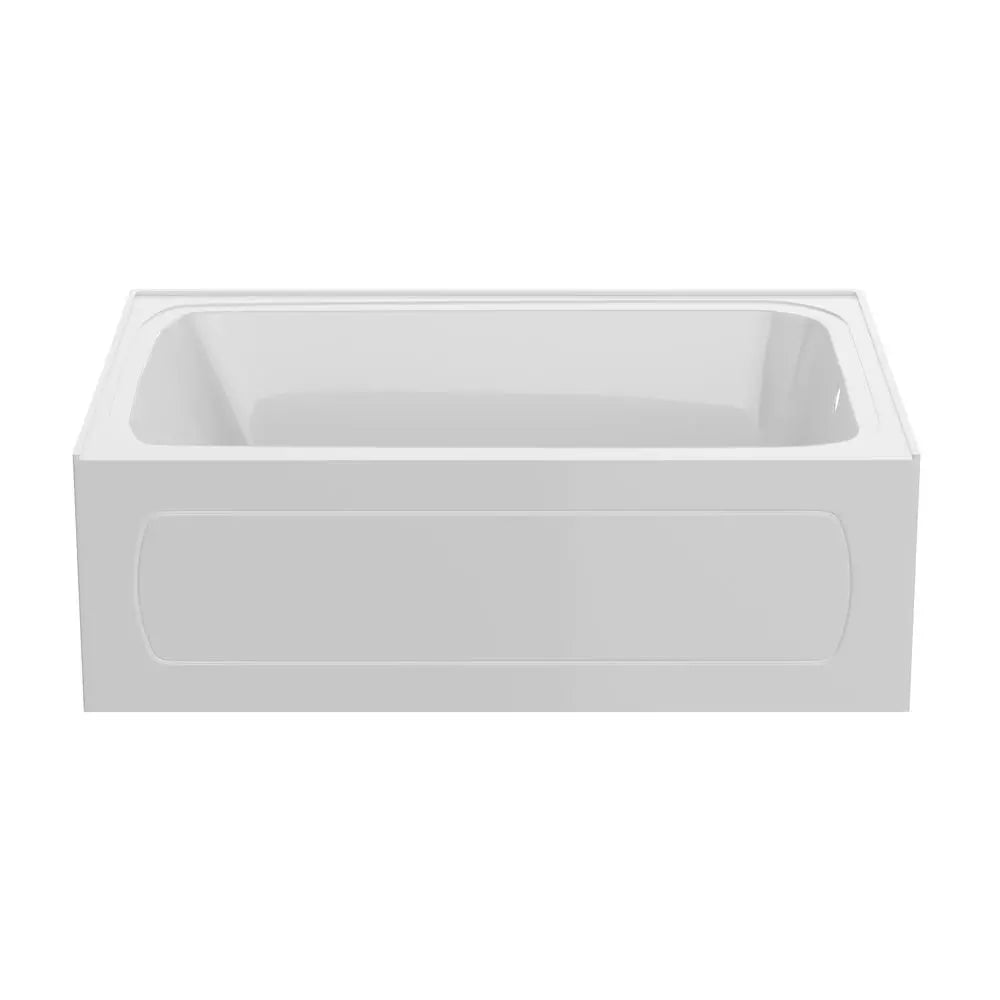 PROFLO Plus Series 60 in. x 42 in. Soaker Alcove Bathtub with Right Drain in White