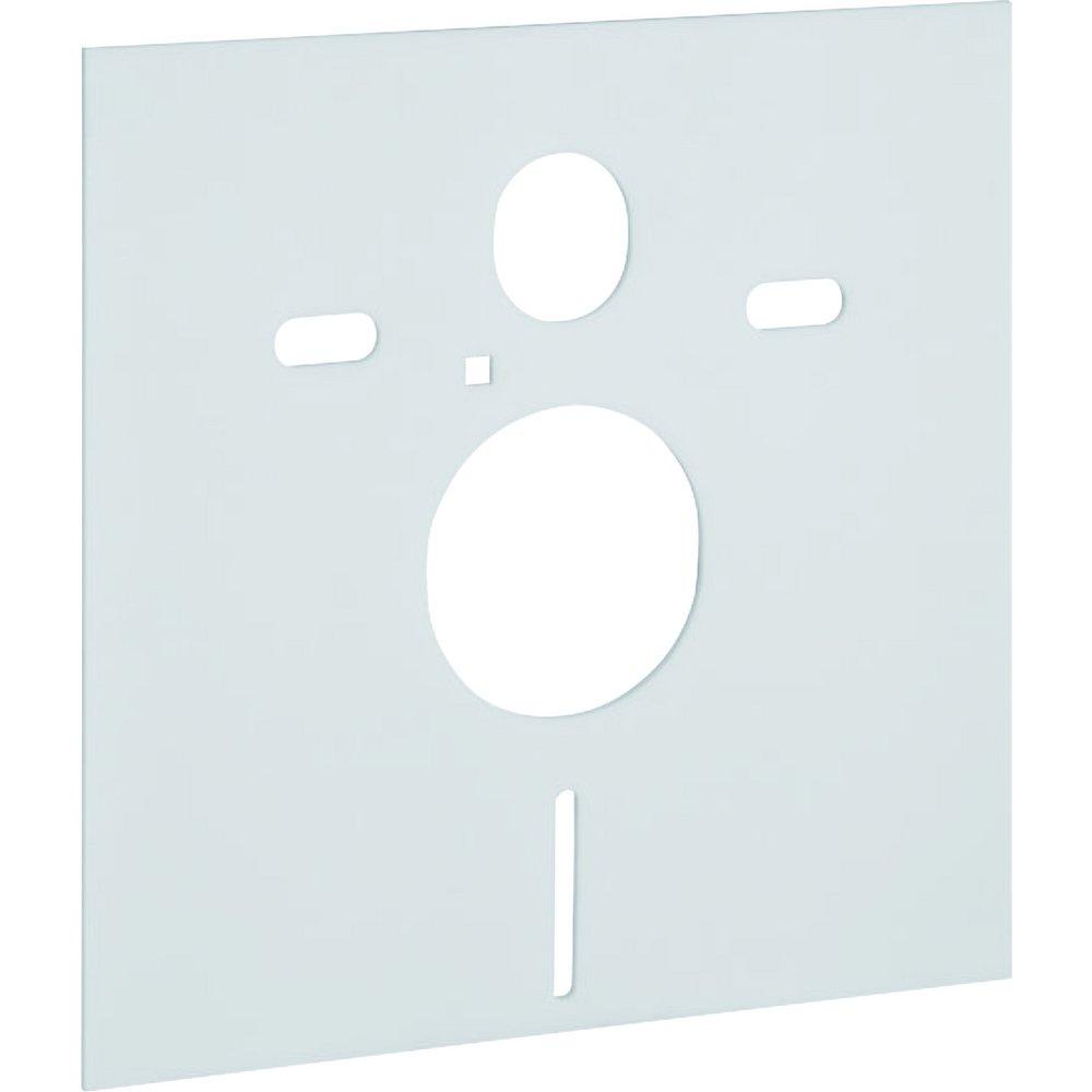 Toilet Repair Part - GEBERIT MANUFACTURING INC - Acoustic Insulation Set for Wall-Hung Toilet and Bidet in White