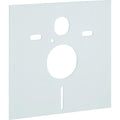 Toilet Repair Part - GEBERIT MANUFACTURING INC - Acoustic Insulation Set for Wall-Hung Toilet and Bidet in White