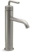 Bathroom Faucet - KOHLER CO - Single Handle Vessel Filler Bathroom Sink Faucet in Vibrant® Brushed Nickel