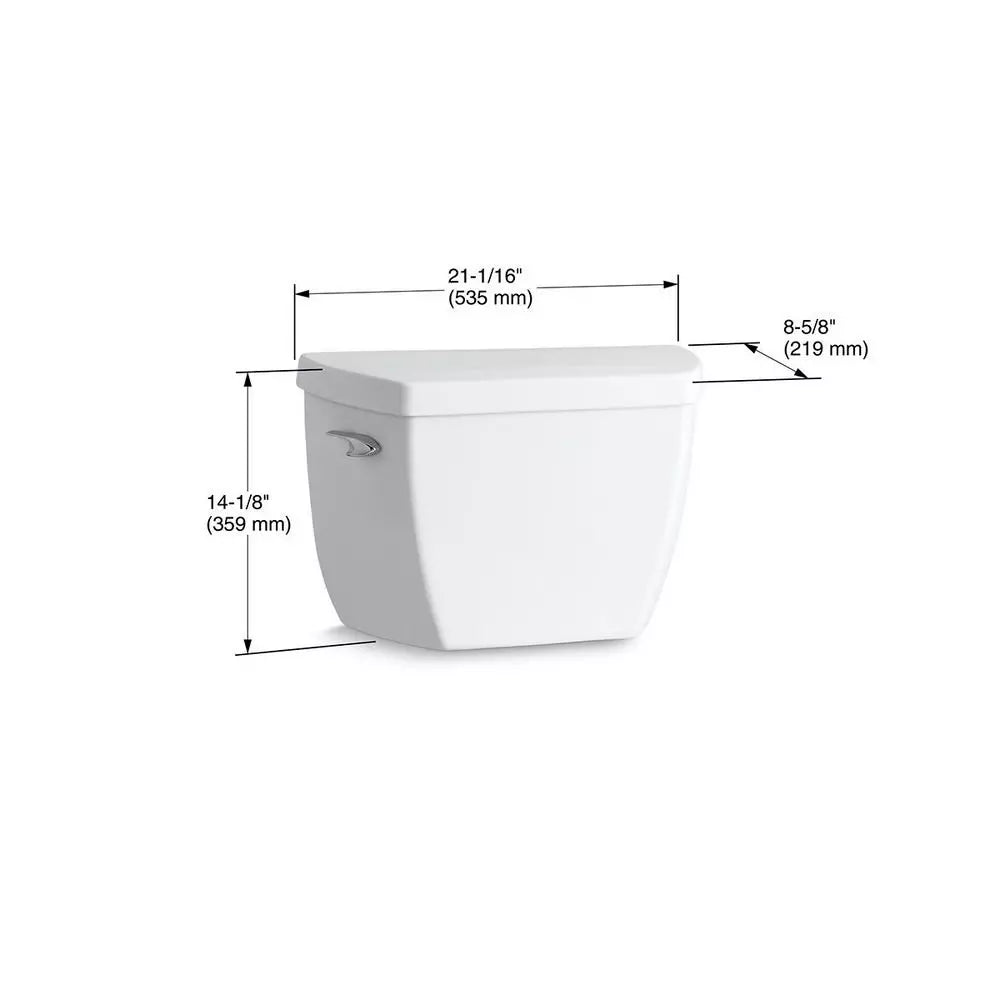 KOHLER Highline 1.6 gpf Toilet Tank in White