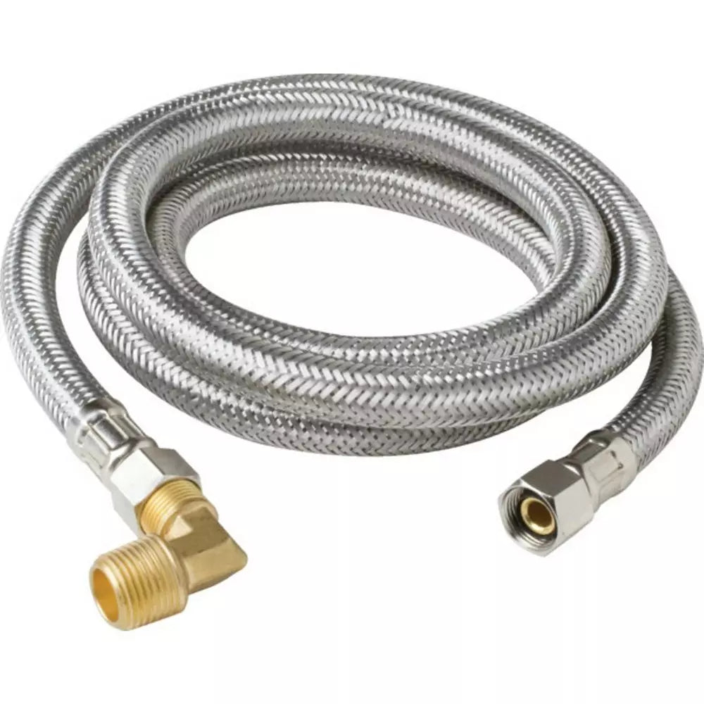 PROFLO PFX146 3/8 in. Compression x 3/8 in. Compression x 72 in. Braided Stainless Dishwasher Flexible Water C