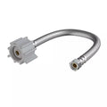 PROFLO PFX146 3/8 in. Compression x 7/8 in. x 12 in. Braided Stainless Steel Toilet Flexible Water Connector