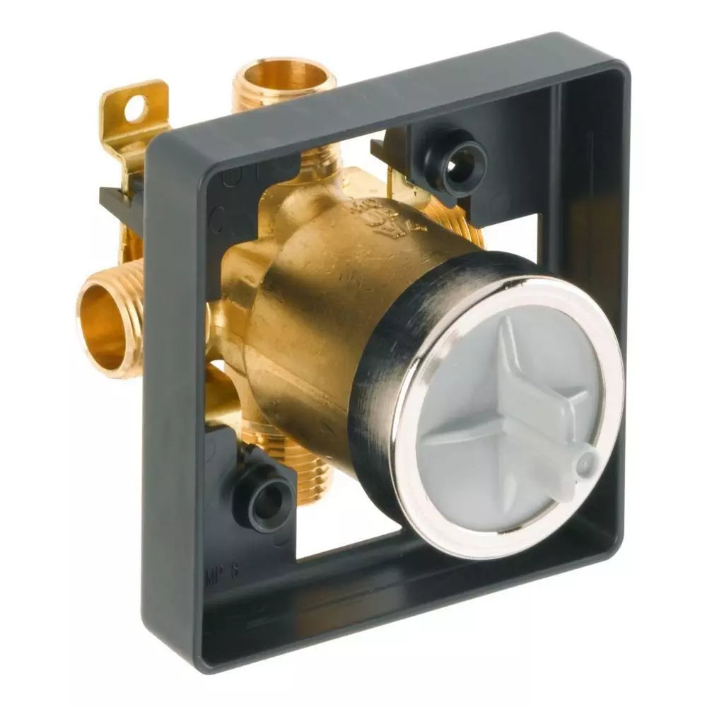 Delta Faucet MultiChoice 1/2 in MPT Connection Universal Rough-In Valve Body with Stops