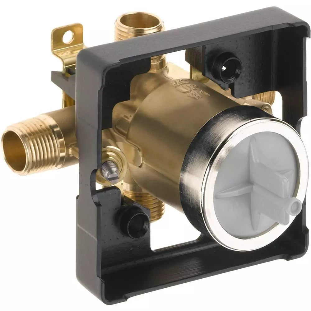 Delta Faucet MultiChoice 1/2 in MPT Connection Universal Rough-In Valve Body with Stops
