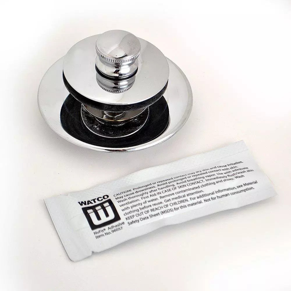 Watco NuFit Lift and Turn Bath Closure Polished Chrome
