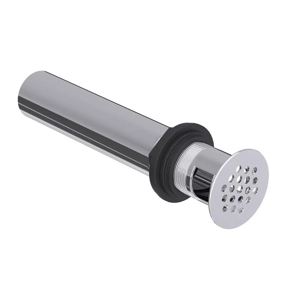 PROFLO 1-1/4 x 6 in. Grid Drain in Polished Chrome