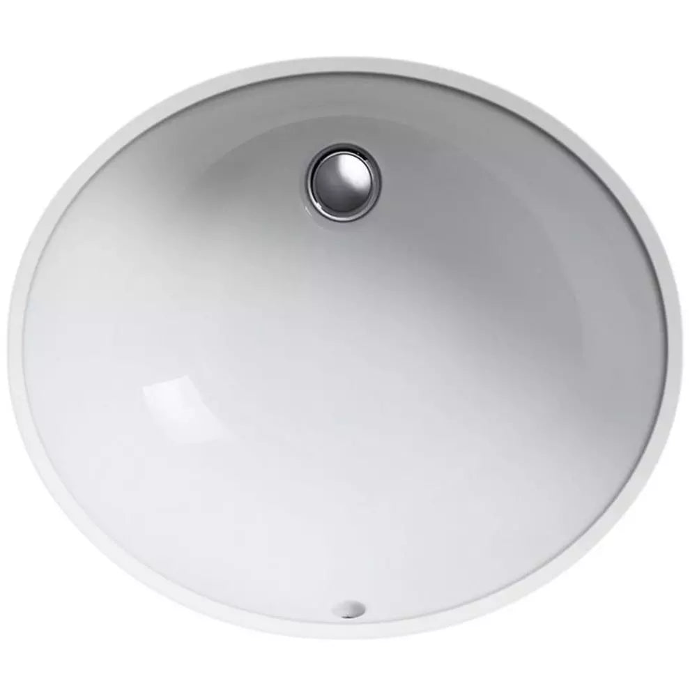 KOHLER Caxton 19-1/4 in. Undermount Oval Vitreous China Bathroom Sink in White