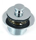 Watco Push Pull 1-7/8 in. Brass Bathtub Closure in Chrome Plated
