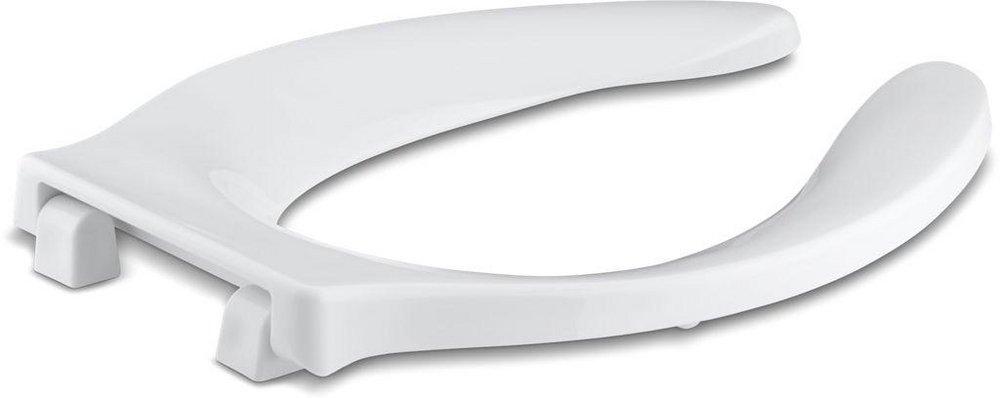 Toilet Seat - KOHLER CO - Elongated Open Front Toilet Seat in White