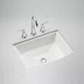 KOHLER Archer 19-7/8 in. Undermount Rectangular Vitreous China Bathroom Sink in White