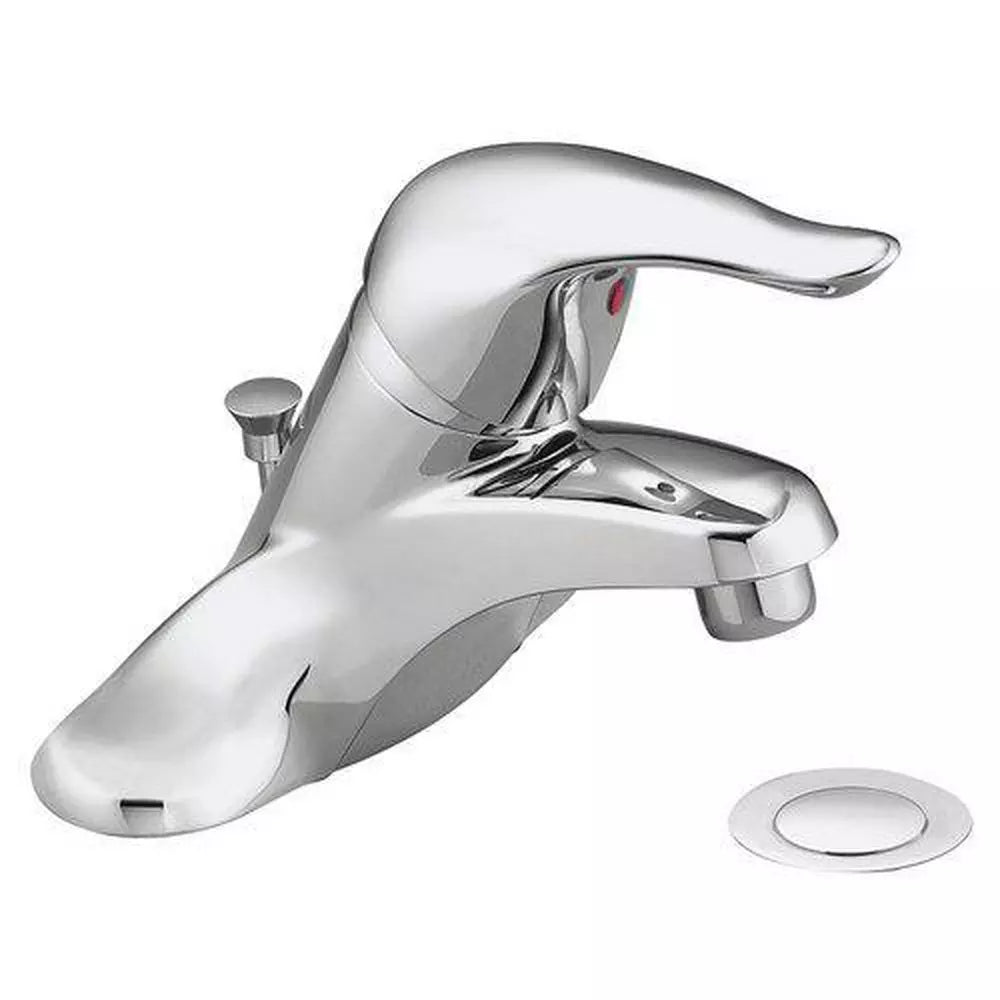 Moen Chateau Single Handle Centerset Bathroom Sink Faucet in Chrome