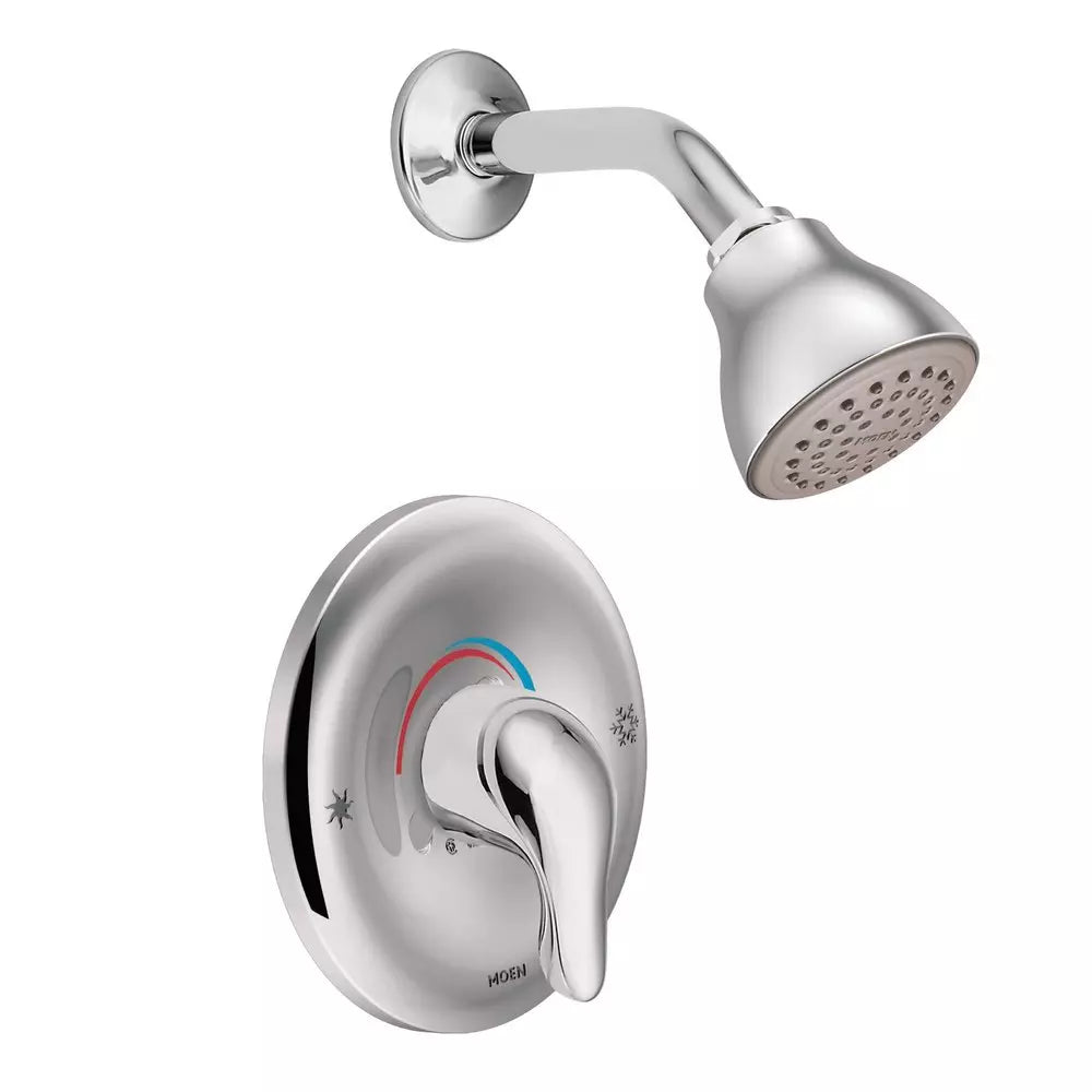 Moen Chateau One Handle Single Function Shower Faucet in Chrome (Trim Only)