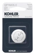 Faucet Handle - KOHLER CO - Plug Button in White