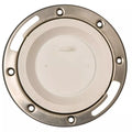 PROFLO Push N' Peel 4 X 3 in. Plastic PVC Closet Flange with Stainless Steel Ring