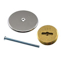 Drain Component - JONES STEPHENS CORP - 4 in. Stainless Steel Extension Wall Cover Set with 2 in. Plug