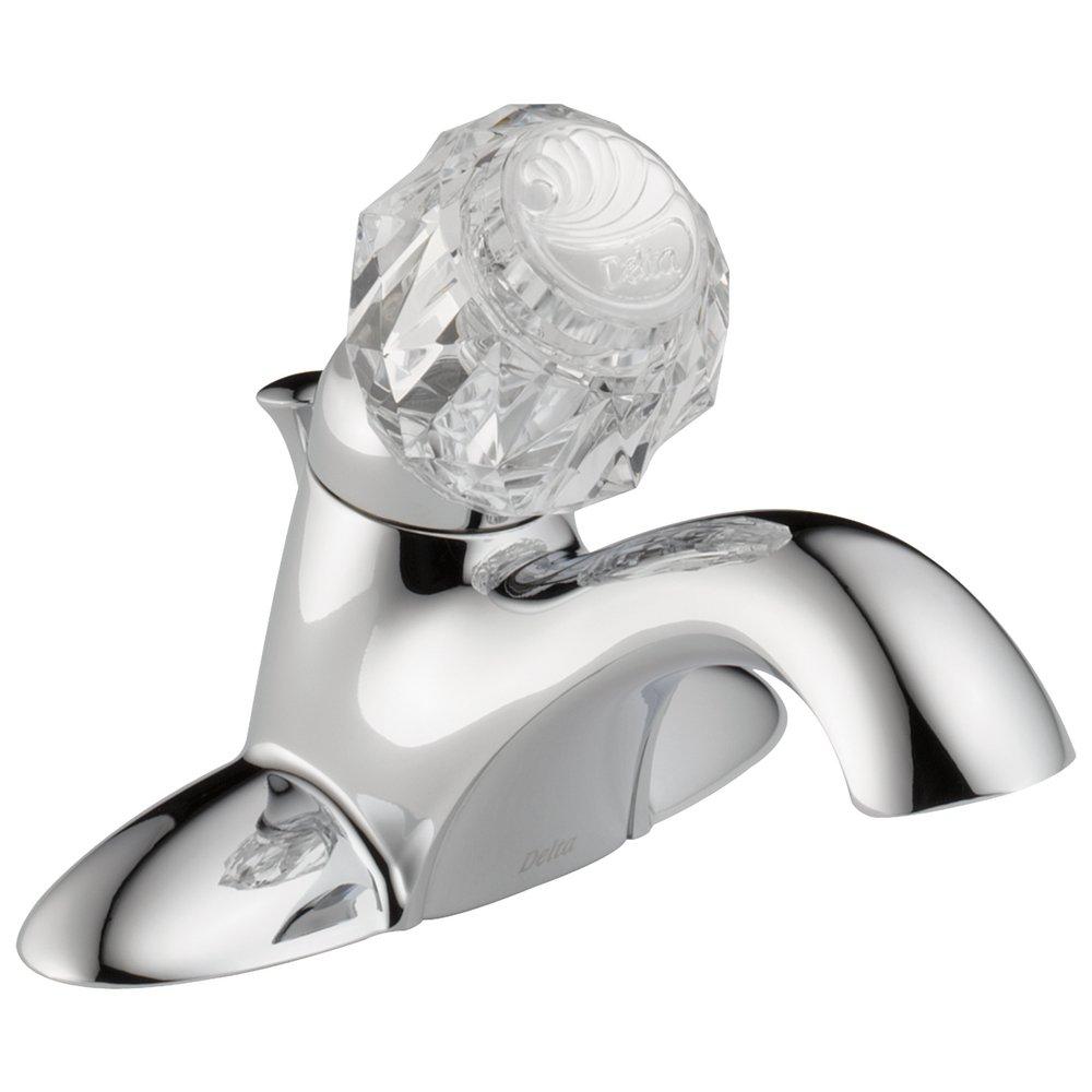 Bathroom Faucet - DELTA FAUCET CO - Single Handle Centerset Bathroom Sink Faucet in Chrome