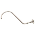 Faucet Repair Part - JONES STEPHENS CORP - 18 in. S-Shaped Shower Arm with 1/2 in. IPS Connections in Brushed Nickel