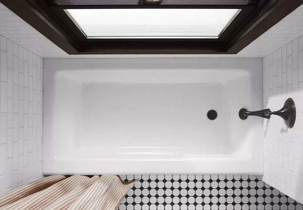 KOHLER Bellwether 60 in. x 32 in. Soaker Alcove Bathtub with Left Drain in White