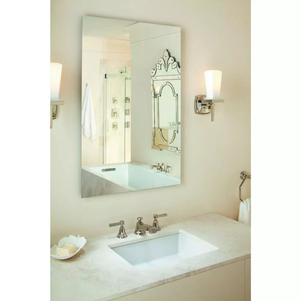 KOHLER Verticyl 19-13/16 in. Undermount Rectangular Vitreous China Bathroom Sink in White
