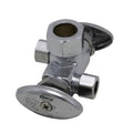 Angle Stop Valve - PROFLO - 5/8 x 3/8 x 3/8 in. Compression Oval Angle Supply Stop Valve in Chrome Plated